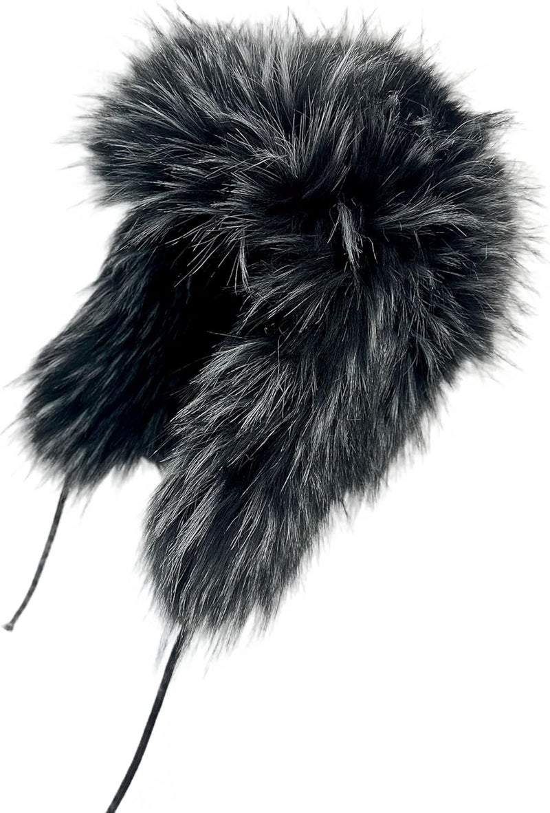 YFJNV Y2K Faux Fur Russian Hat, Soft, Warm Winter Trapper Hat with Earmuffs for Men and Women - Image 1